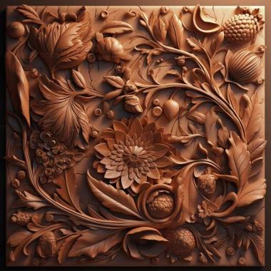 Patterns and decorations stl gorgeous 1 3d model